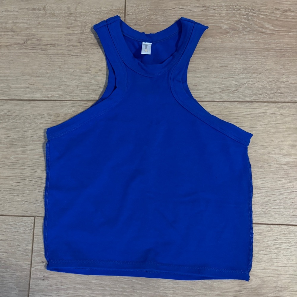 Em & May Royal Blue Crop Tank Top